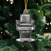 Royal Fight Custom Barber Ornament Barber Shop Barber Ornaments for Chirstmas Tree Personalized Barber Uniform Ornament Barber Chair Ornament Hair Salon Ornament Gift for Barber (barber1)